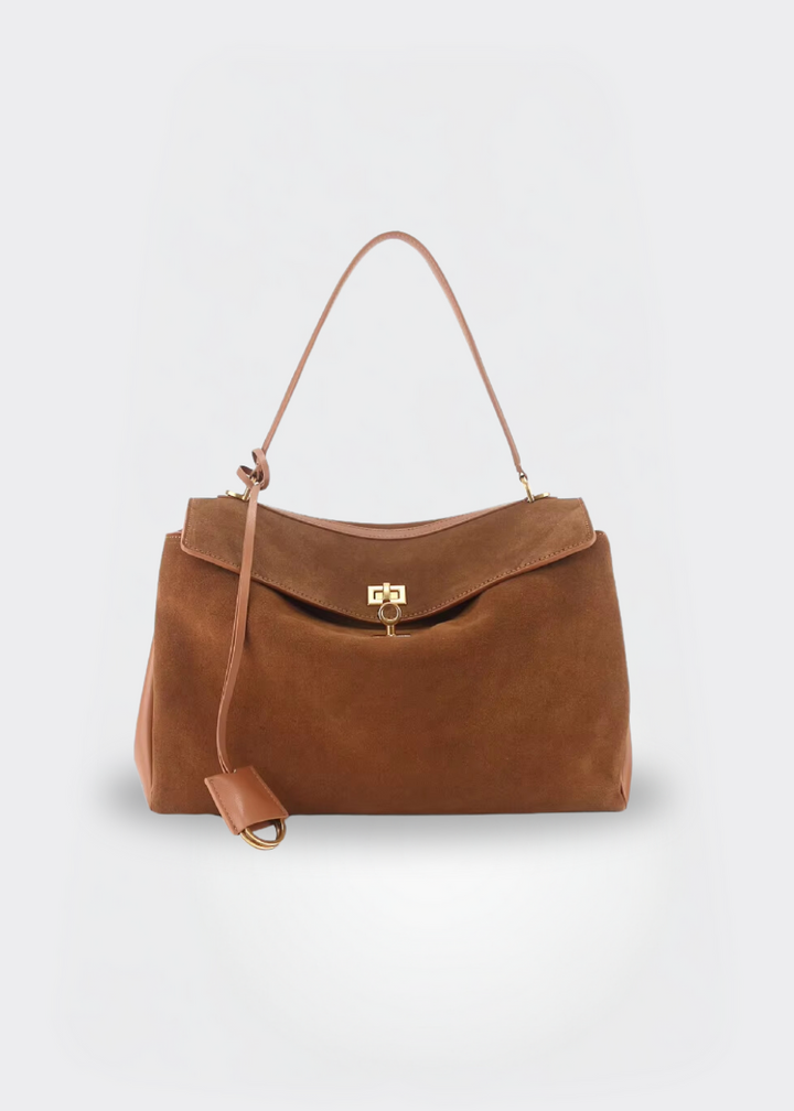 Ladies shoulder bag suede look - vegan
